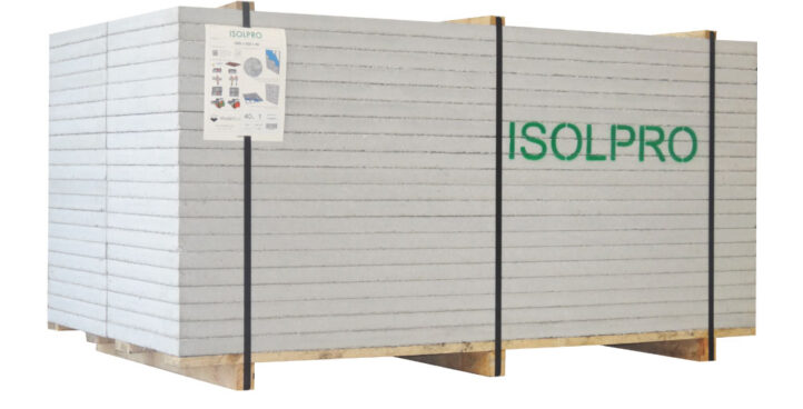 Palete com placas Isolpro